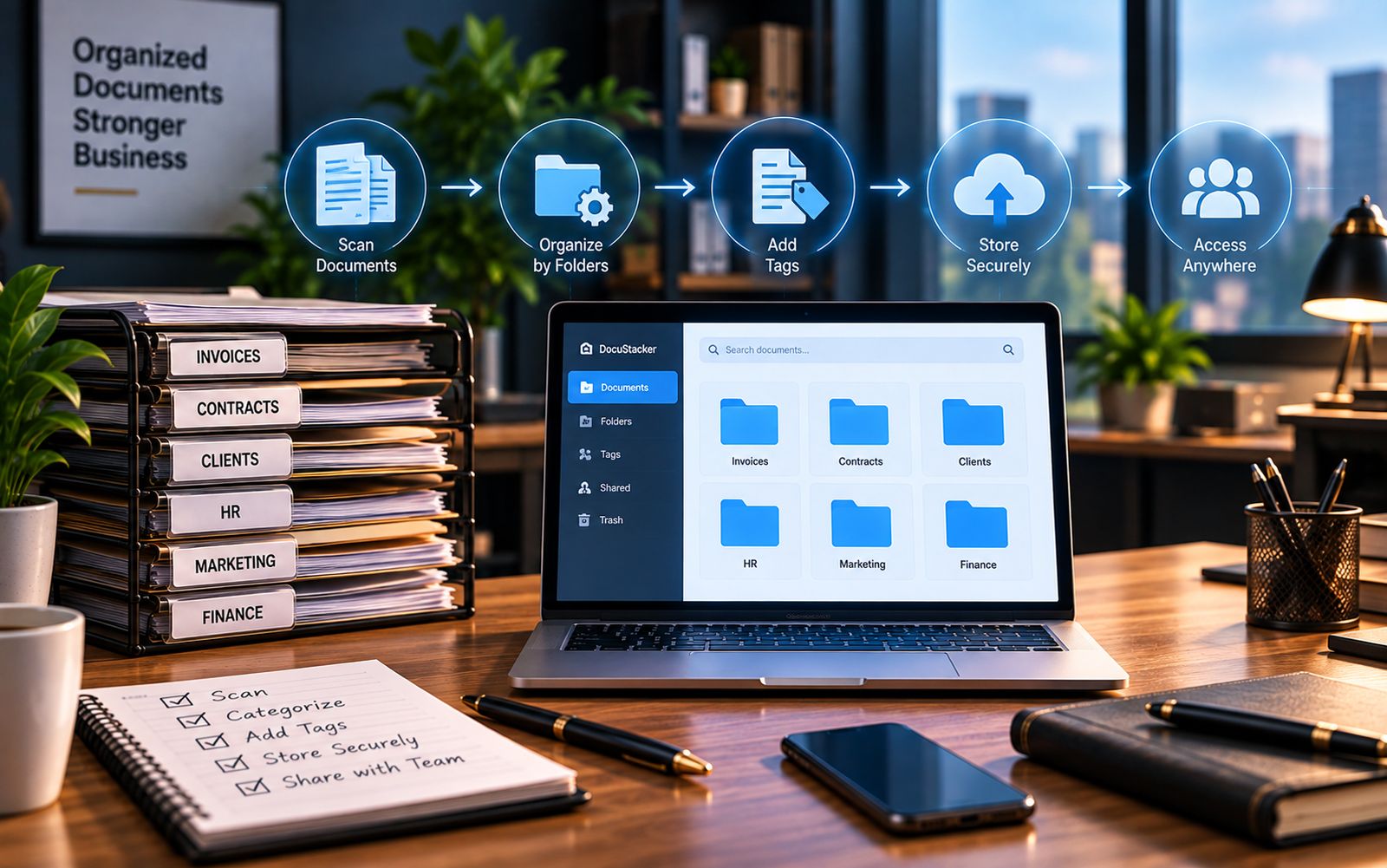 How Can Small Businesses Organize Documents?