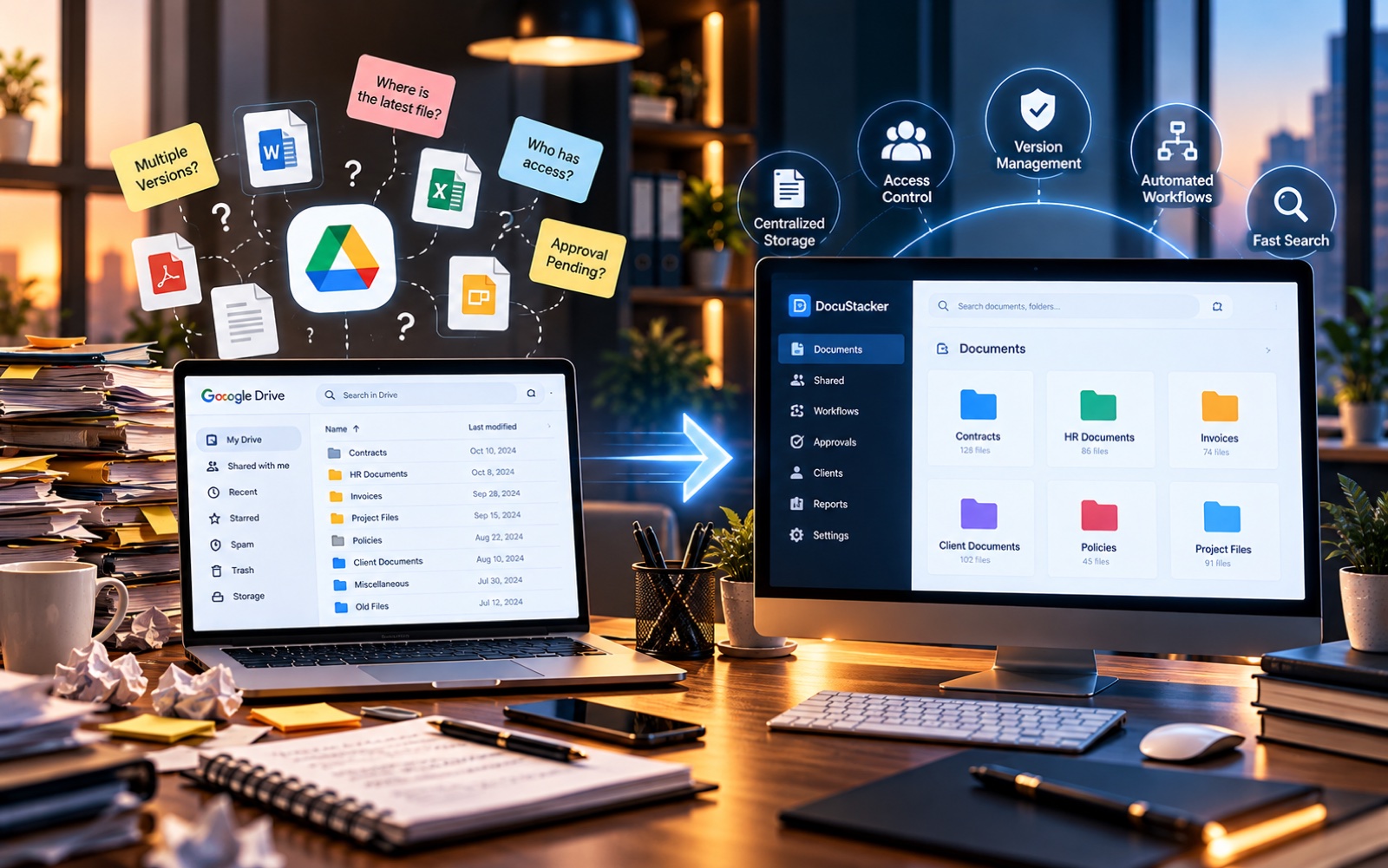 When To Stop Using Google Drive for Document Management?